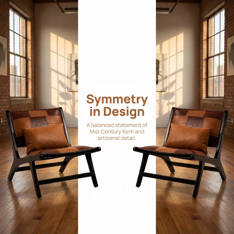 Modern Boho Accent Chairs for Living Room,Mid Century Lounge Chair,Side Chair Indoor