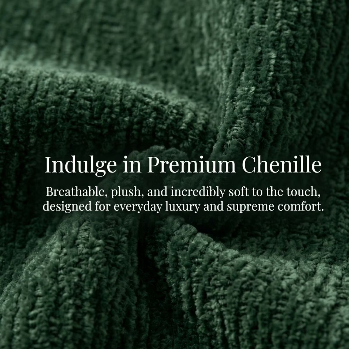 Chenille Accent Chair with Deep Seat, High-Density Foam & 300-Lb Capacity