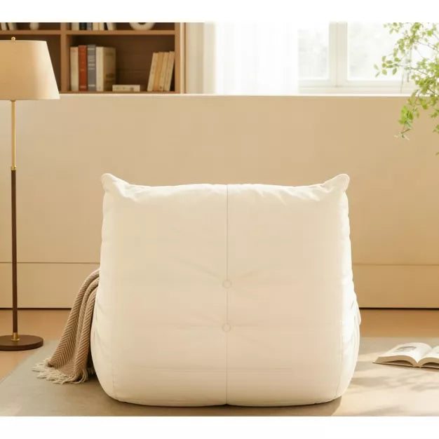 Oversized Bean Bag Chair for Adults – Memory Foam Floor Sofa for Living Room, Bedroom & Office