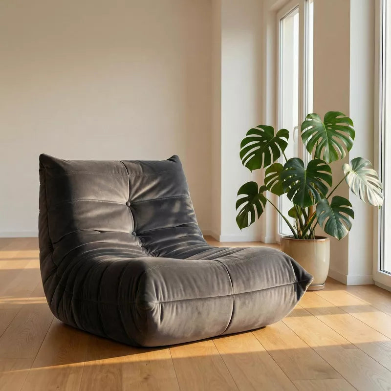 Adult Armless Floor Sofa Oversized Floor Chair for Living Room, Bedroom & Office