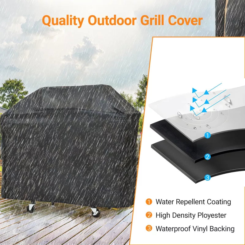 4-Burner Propane Gas Grill with Side Burner, 51,000 BTU Stainless Steel BBQ Grill for Patio & Backyard