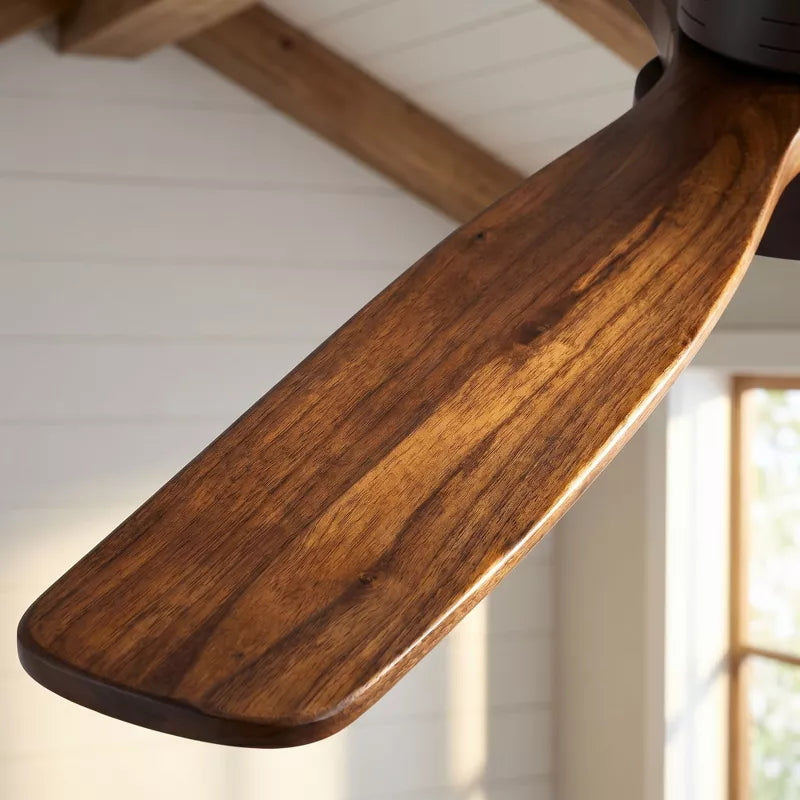 Low Profile Ceiling Fan with Light and Quiet DC Motor Remote Control