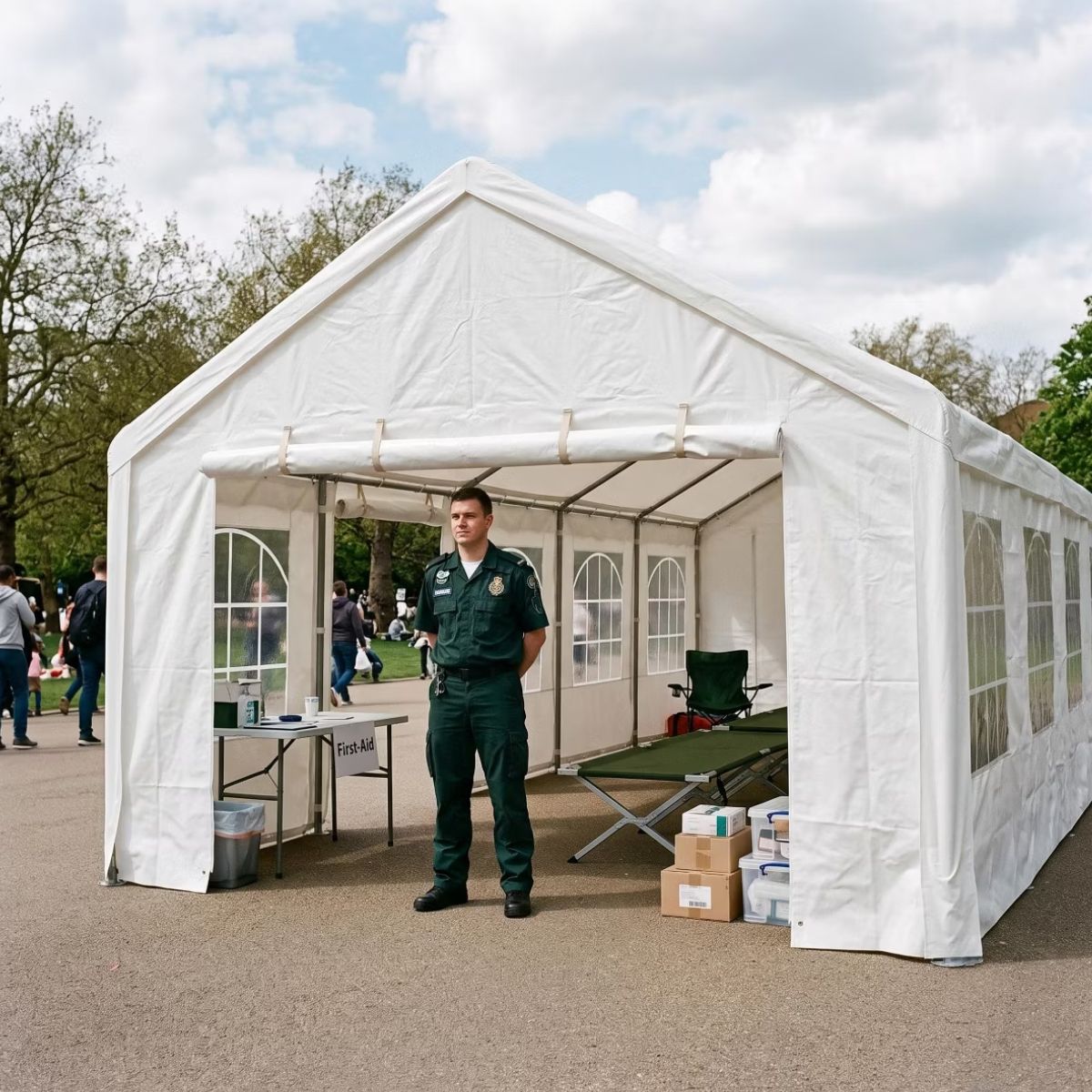 20x40 Event Tent, Heavy-Duty Commercial Shelter with Removable Sidewalls