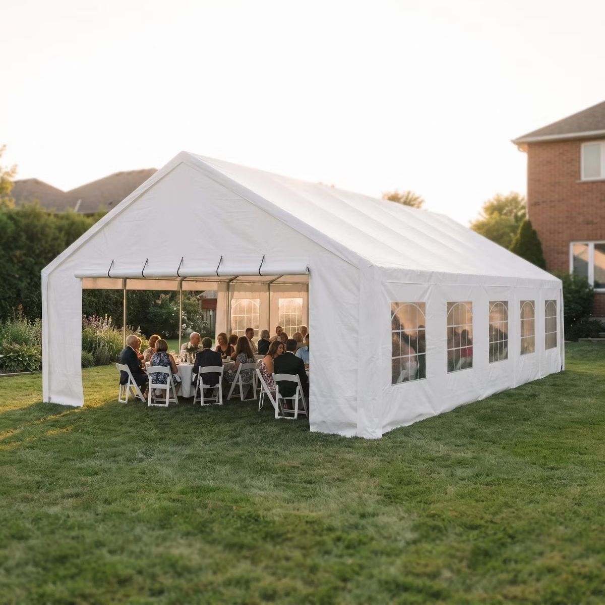 20x40 Event Tent, Heavy-Duty Commercial Shelter with Removable Sidewalls