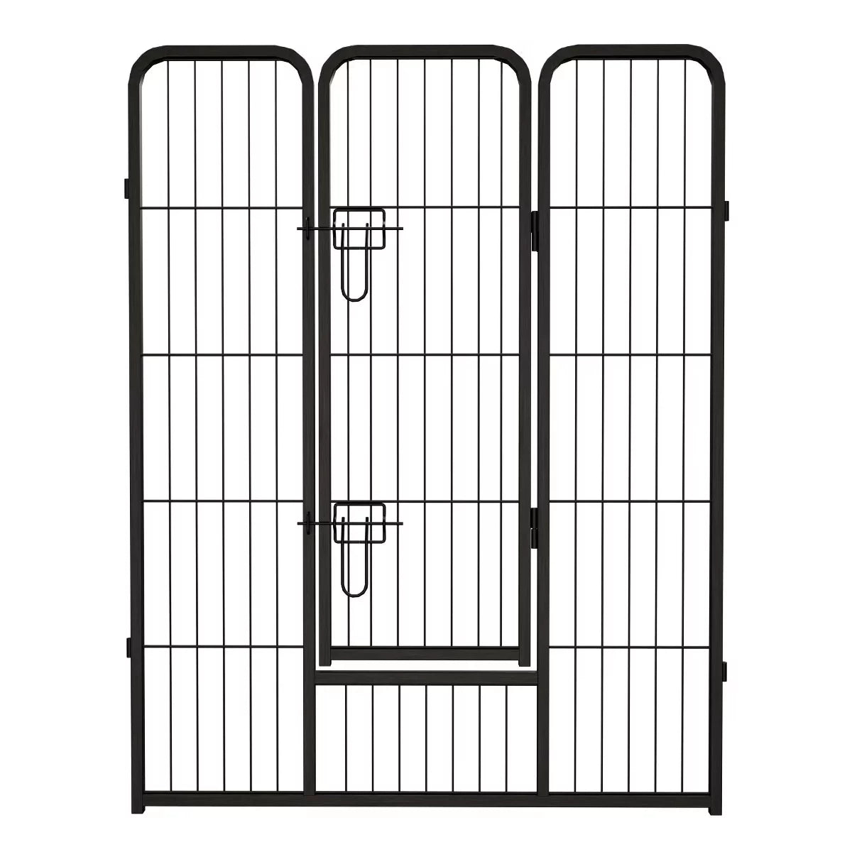 40 Inch Foldable 8 Panel Dog Playpen with Door Indoor Outdoor Exercise Pen