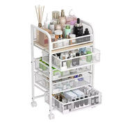 4-Drawer Rolling Makeup & Skincare Storage Organizer