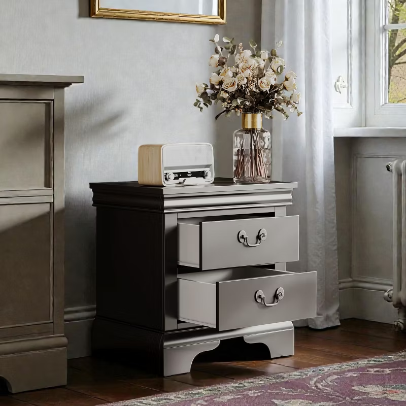22"x16"x22.7" Classic Wooden Nightstand for Bedroom Living Room Office 1pc