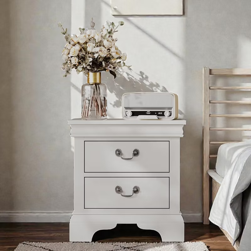 22"x16"x22.7" Classic Wooden Nightstand for Bedroom Living Room Office 1pc