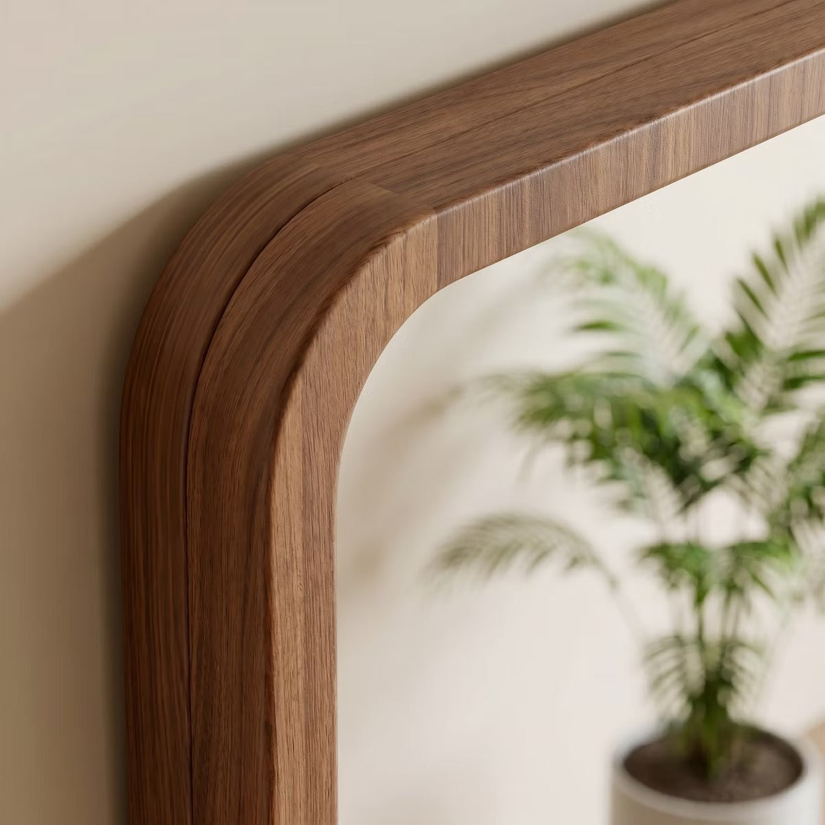 Wall-Mounted Full Length Mirror with Hidden Pegboard Storage