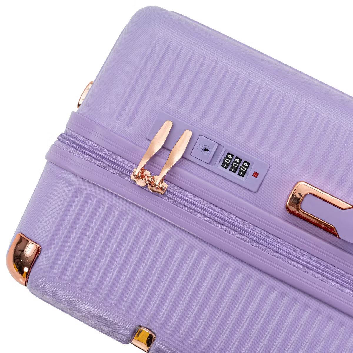 Hardside Spinner Luggage Set with 4 Pieces, Lightweight Scratch Resistant Travel Suitcases