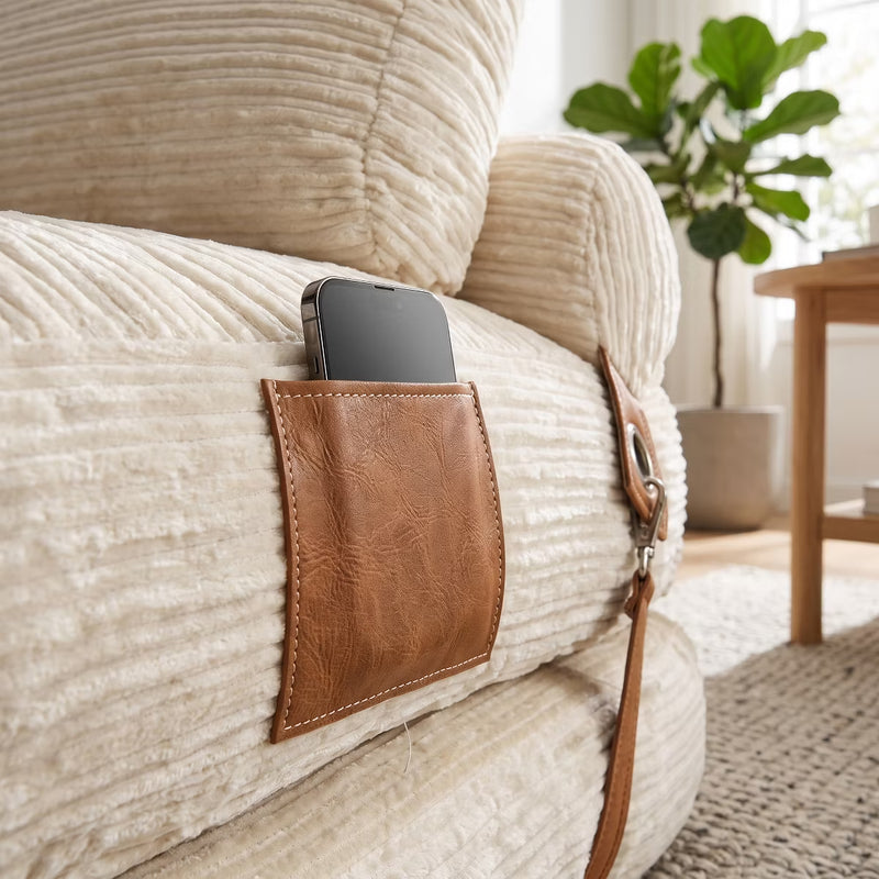 Convertible Sleeper Chair, 3-in-1 Corduroy Fold-Out Guest Bed for Small Spaces