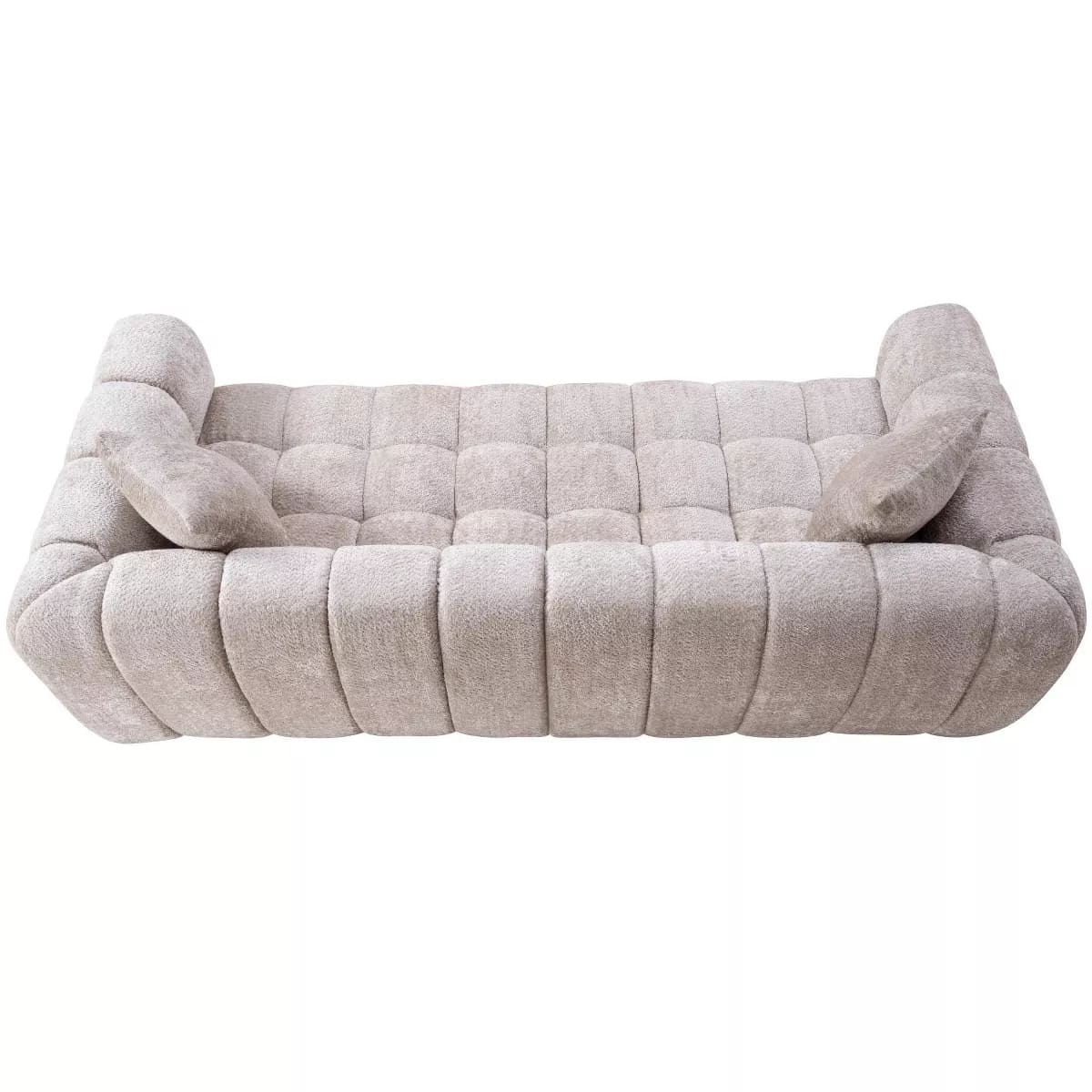 Marshmallow Cloud Sofa with Deep Seats, Boucle Upholstery & 1200-Lb Capacity