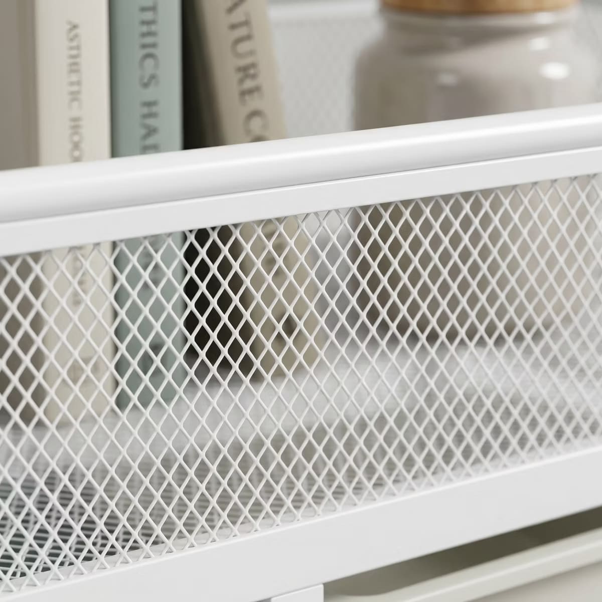 10-Drawer Rolling Storage Cart with Double-Wide Mobile Organizer