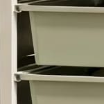 10-Drawer Rolling Storage Cart with Double-Wide Mobile Organizer