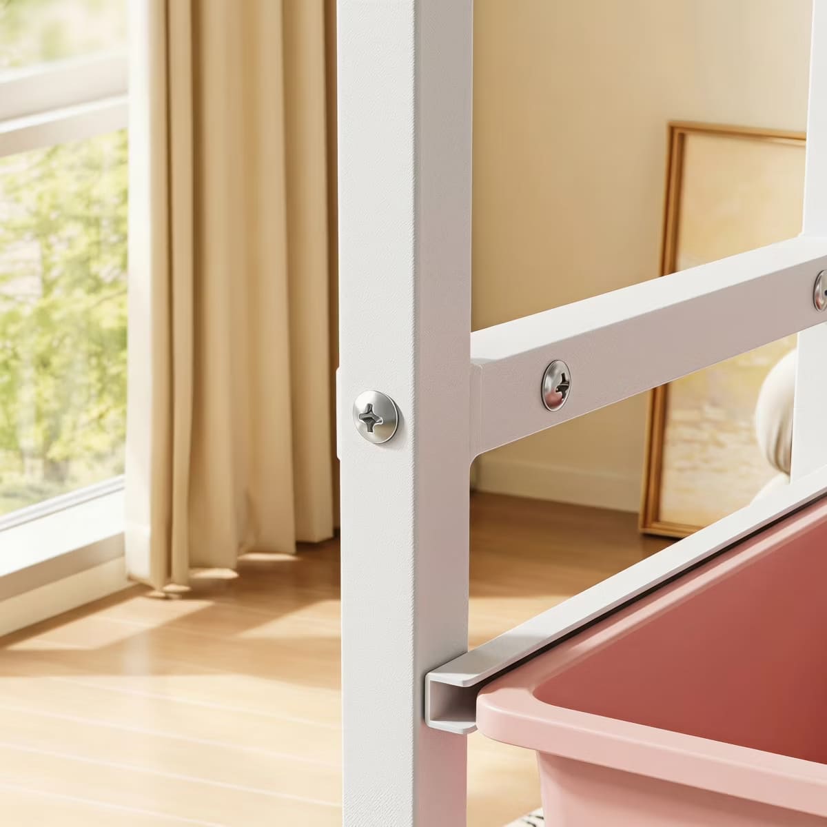 10-Drawer Rolling Storage Cart with Double-Wide Mobile Organizer