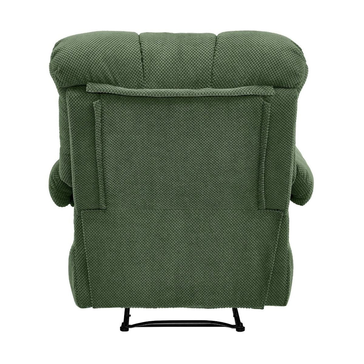 Warm Cashmere Manual Recliner Chair with Plush Comfort & Footrest