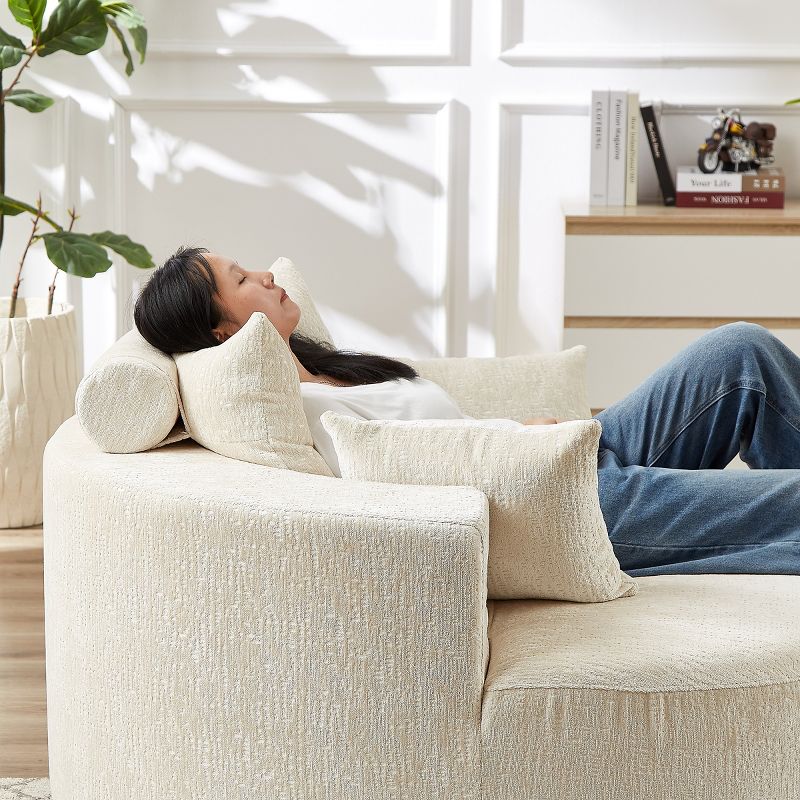 Sofa Bed Chair with Plush Sponge Cushion and No Assembly - 5 Colors