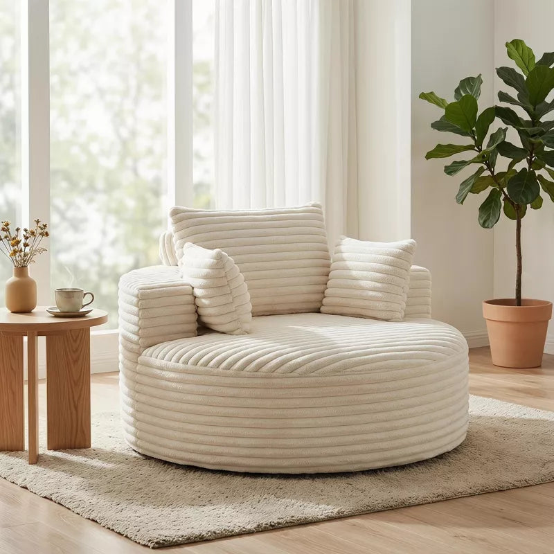 Sofa Bed Chair with Plush Sponge Cushion and No Assembly - 5 Colors