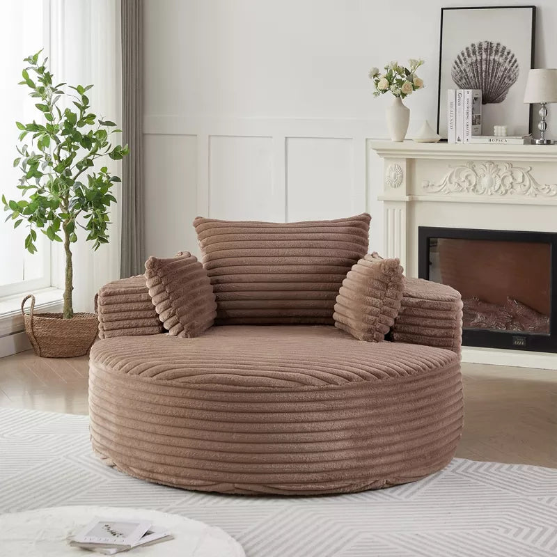 Sofa Bed Chair with Plush Sponge Cushion and No Assembly - 5 Colors