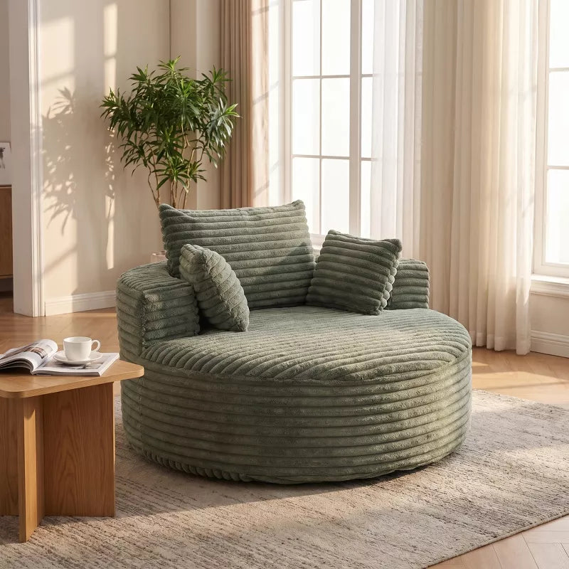 Sofa Bed Chair with Plush Sponge Cushion and No Assembly - 5 Colors