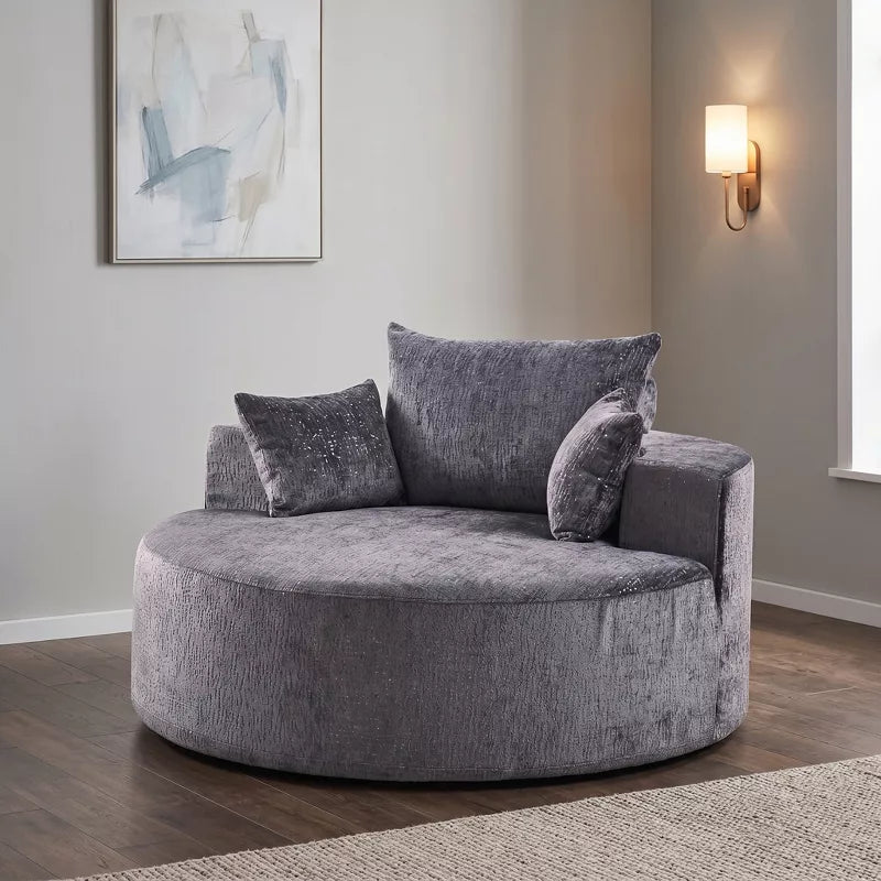 Sofa Bed Chair with Plush Sponge Cushion and No Assembly - 5 Colors