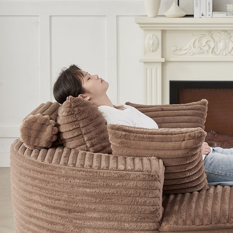 Sofa Bed Chair with Plush Sponge Cushion and No Assembly - 5 Colors