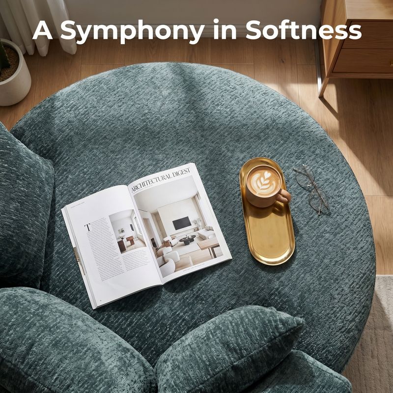 Sofa Bed Chair with Plush Sponge Cushion and No Assembly - 5 Colors