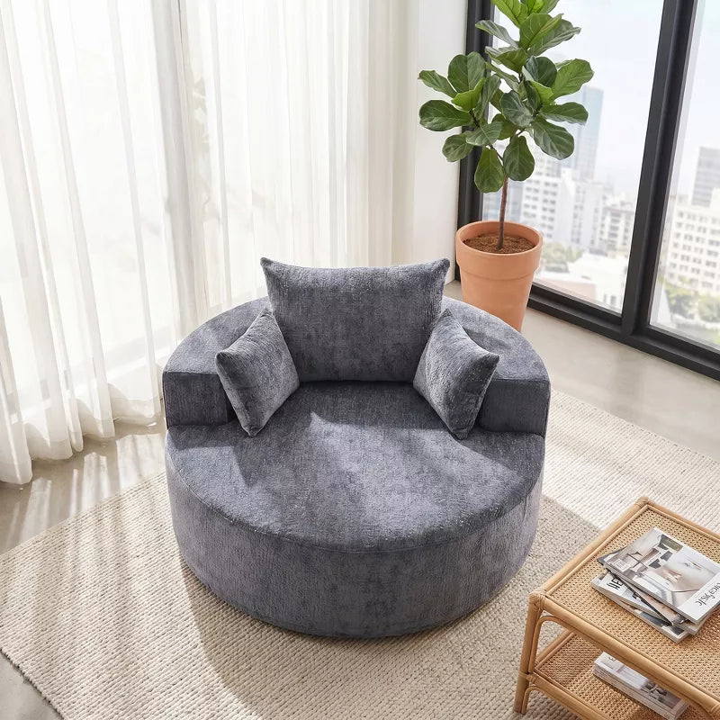 Sofa Bed Chair with Plush Sponge Cushion and No Assembly - 5 Colors