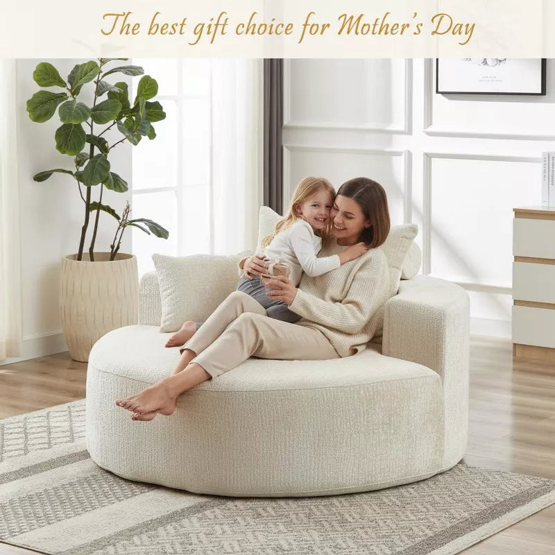 Sofa Bed Chair with Plush Sponge Cushion and No Assembly - 5 Colors