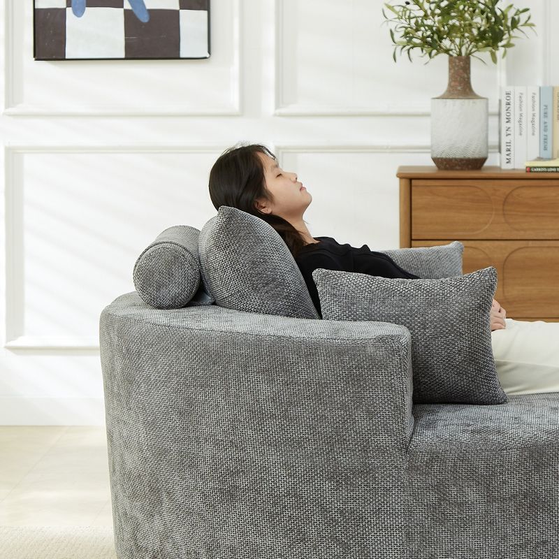 Sofa Bed Chair with Plush Sponge Cushion and No Assembly - 5 Colors