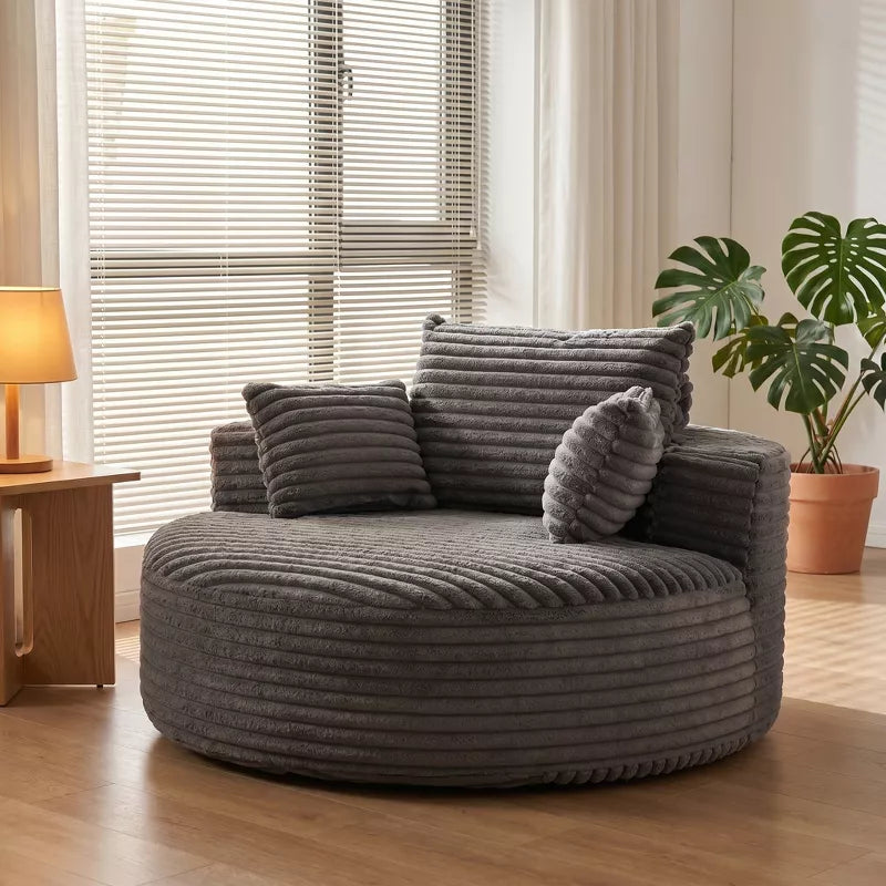 Sofa Bed Chair with Plush Sponge Cushion and No Assembly - 5 Colors