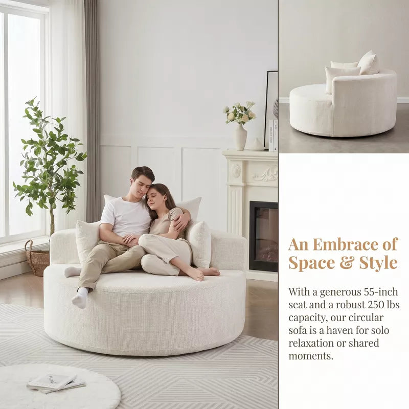 Sofa Bed Chair with Plush Sponge Cushion and No Assembly - 5 Colors