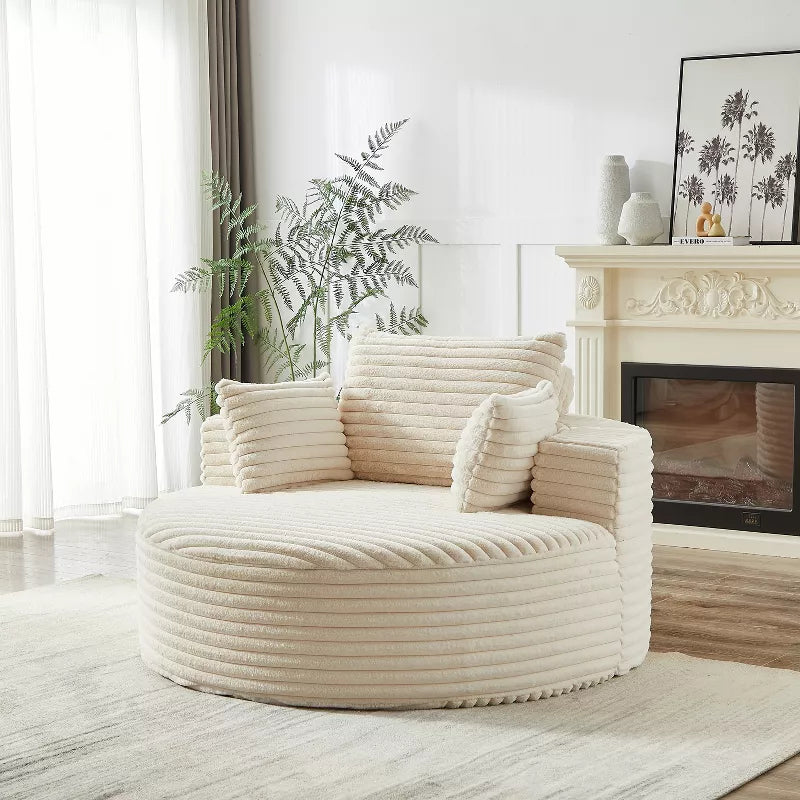 Sofa Bed Chair with Plush Sponge Cushion and No Assembly - 5 Colors