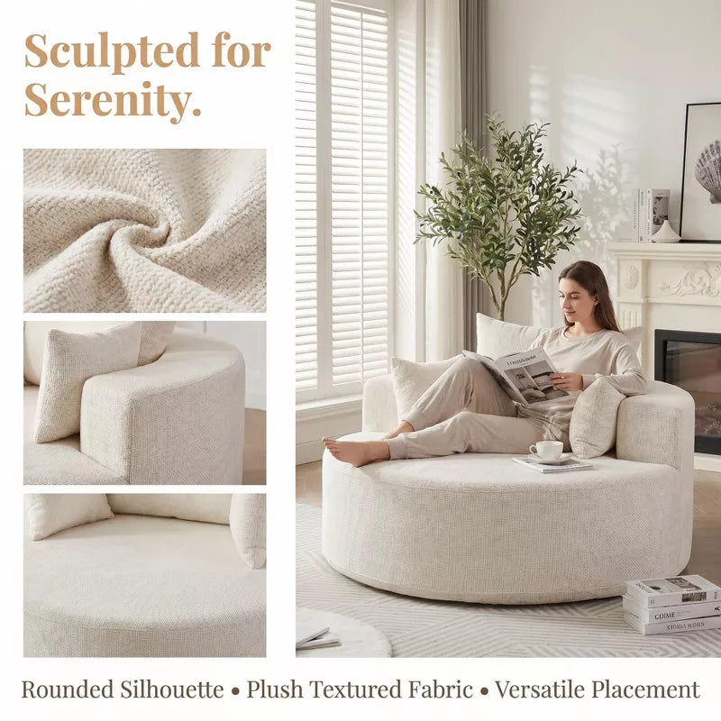 Sofa Bed Chair with Plush Sponge Cushion and No Assembly - 5 Colors