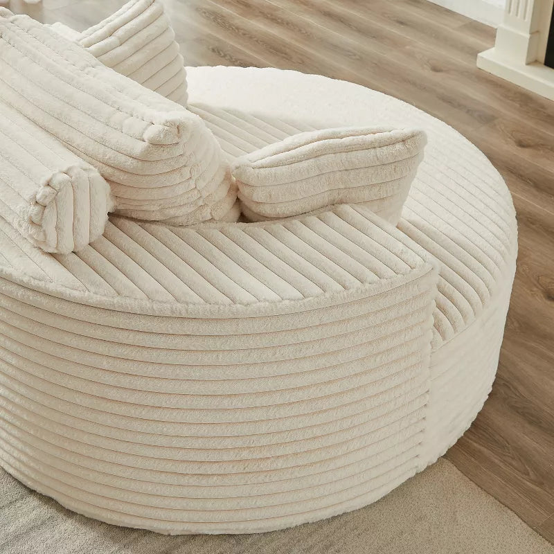 Sofa Bed Chair with Plush Sponge Cushion and No Assembly - 5 Colors