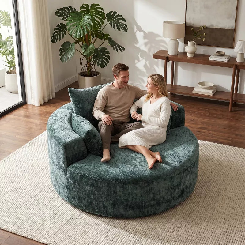 Sofa Bed Chair with Plush Sponge Cushion and No Assembly - 5 Colors