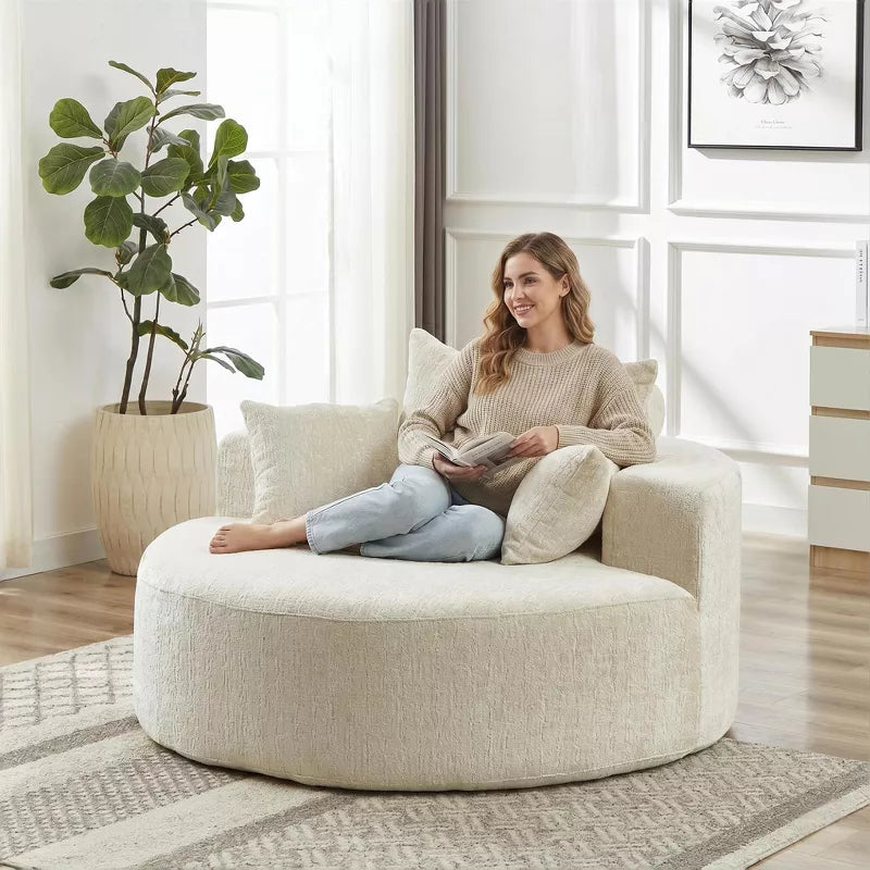 Sofa Bed Chair with Plush Sponge Cushion and No Assembly - 5 Colors