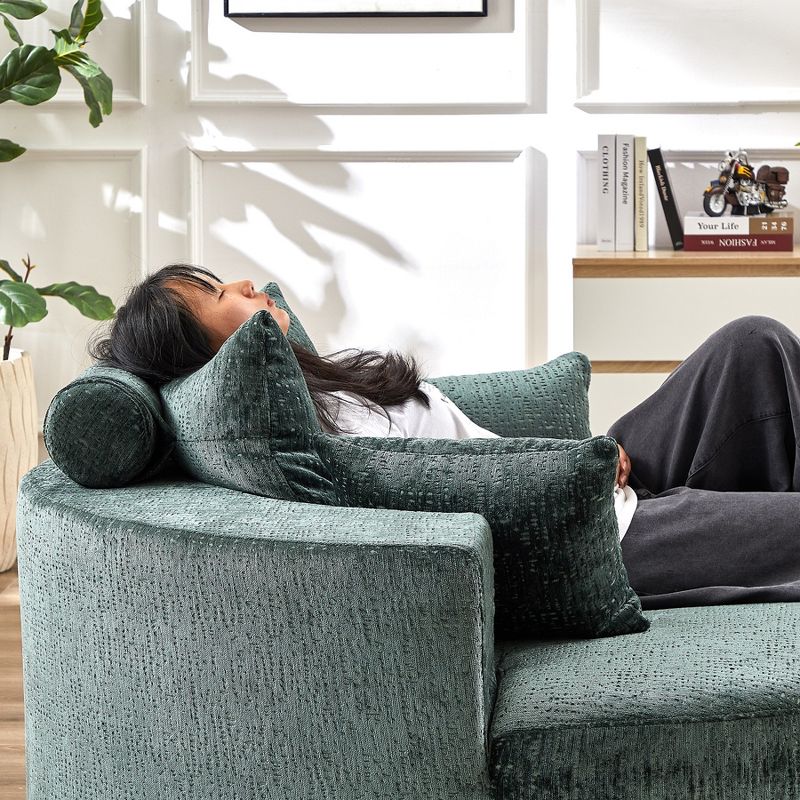 Sofa Bed Chair with Plush Sponge Cushion and No Assembly - 5 Colors