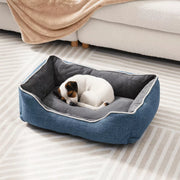 Anti-Slip Orthopedic Small Dog Bed with Washable Plush Sofa Cushion