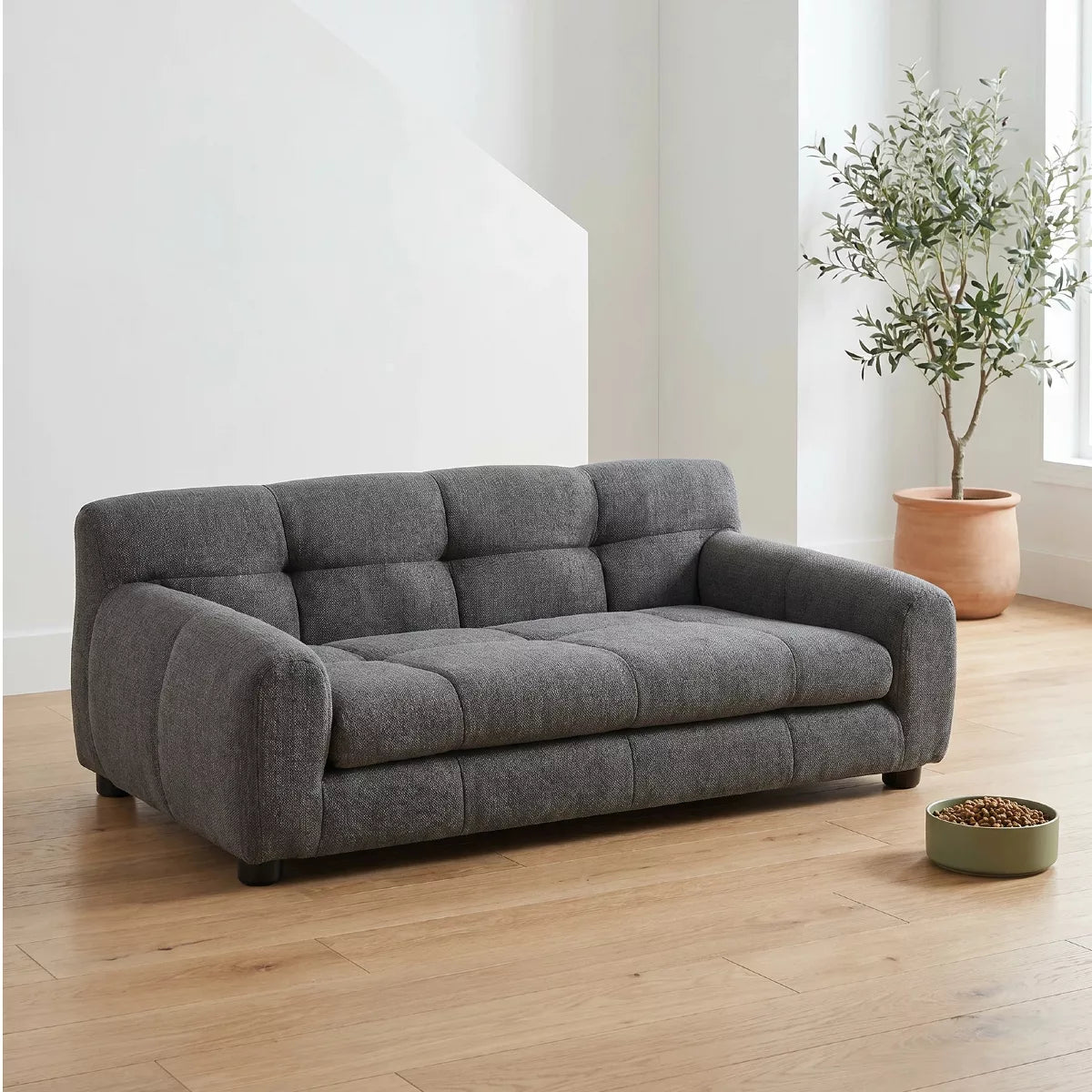 Orthopedic Dog Sofa Bed with Armrests & Backrest for Medium Dogs Indoor