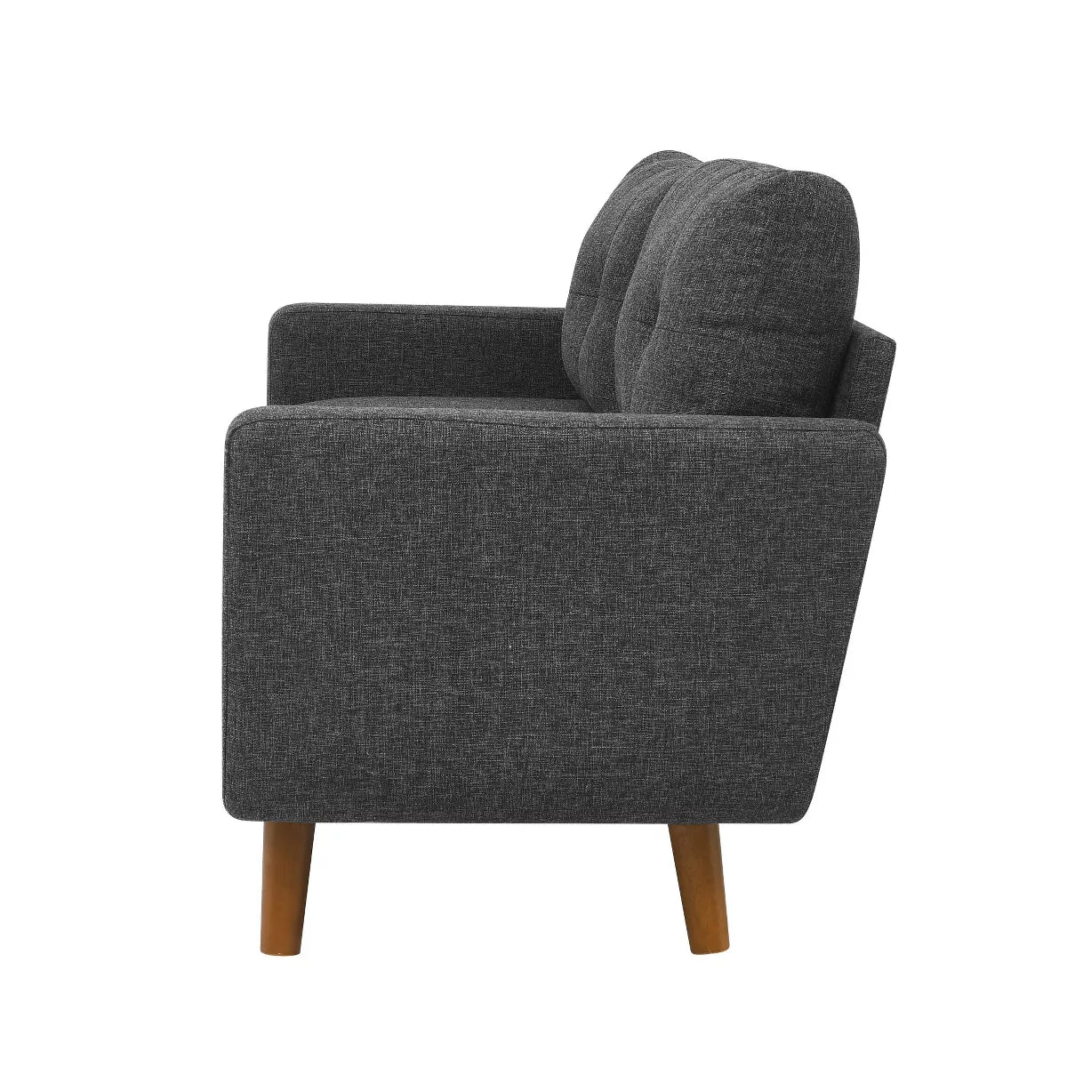 67.7" Loveseat Sofa with Tufted Upholstery, Foam Comfort & Wood Base