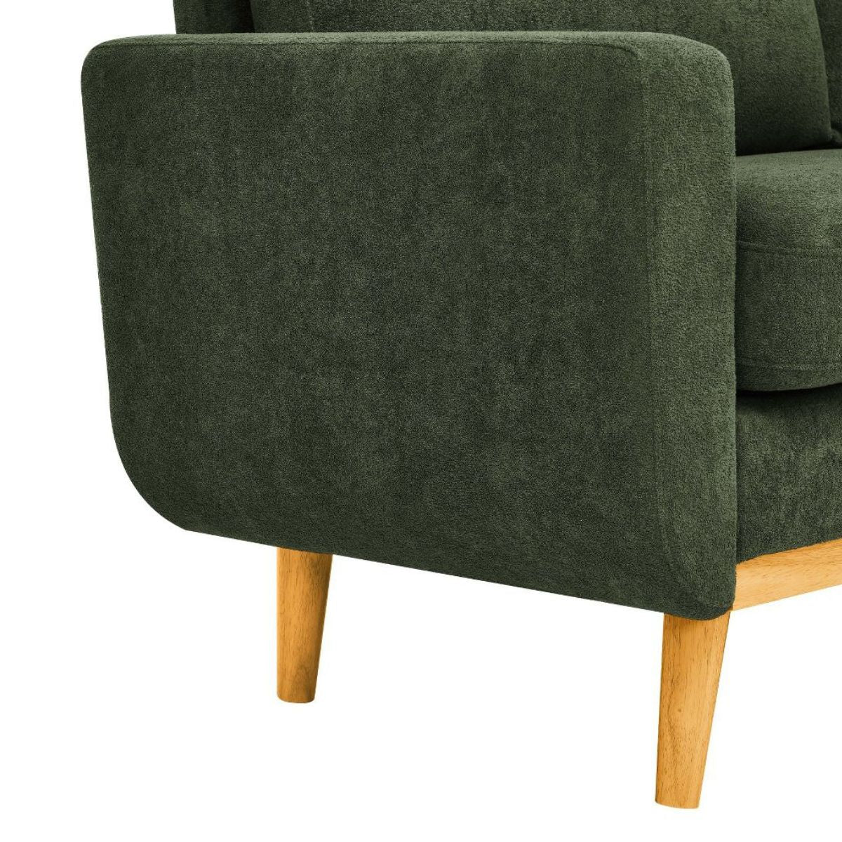 67.7" Loveseat Sofa with Tufted Upholstery, Foam Comfort & Wood Base