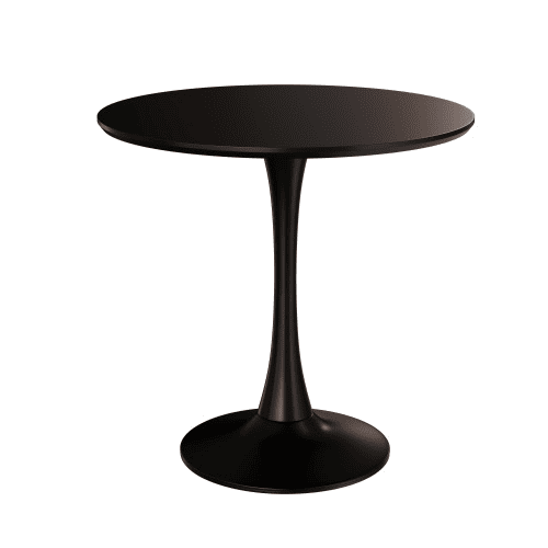 Round White Tulip Dining Table for Apartment & Small Spaces