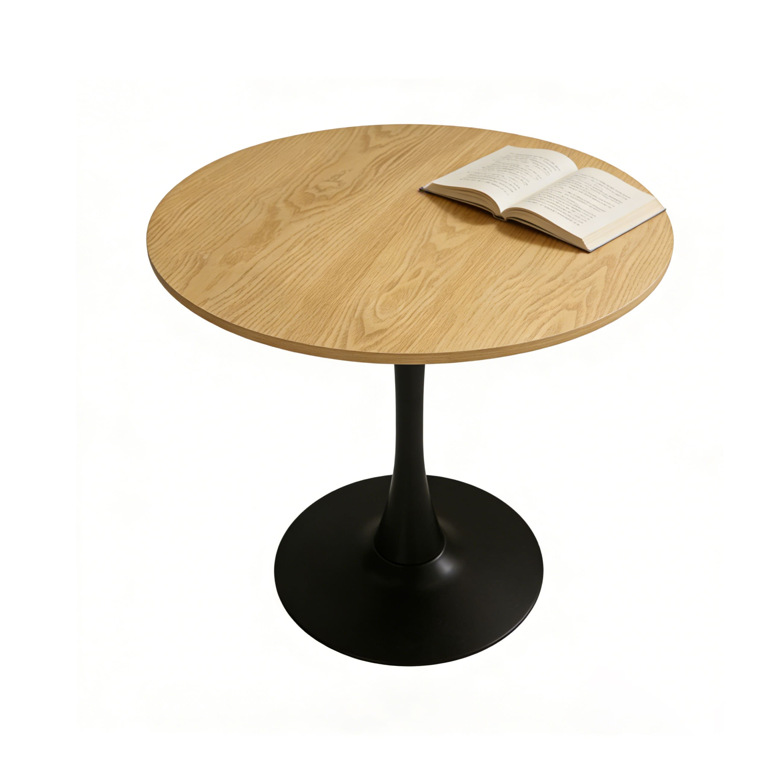 Round White Tulip Dining Table for Apartment & Small Spaces