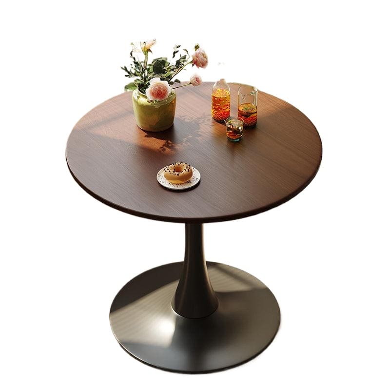 Round White Tulip Dining Table for Apartment & Small Spaces