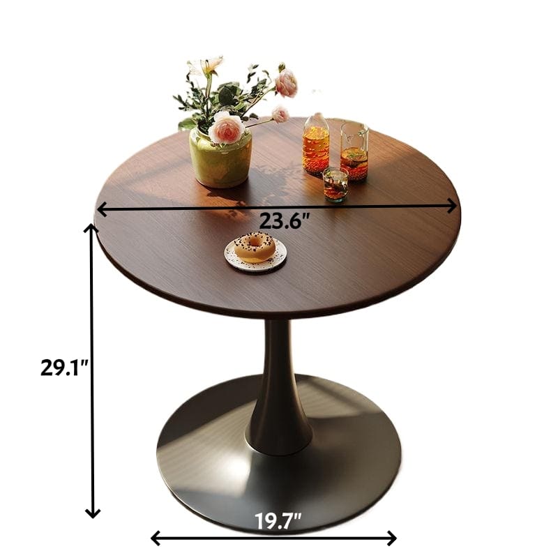 Round White Tulip Dining Table for Apartment & Small Spaces