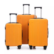 3 Piece Luggage Set with Durable ABS Hardshell, TSA Lock &Smooth 360 Spinner Wheels
