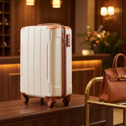 Carry On Spinner Suitcase - Lightweight ABS Hardshell with TSA Lock