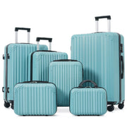 6-Piece Hardshell Luggage Set with Lightweight Spinner Suitcases