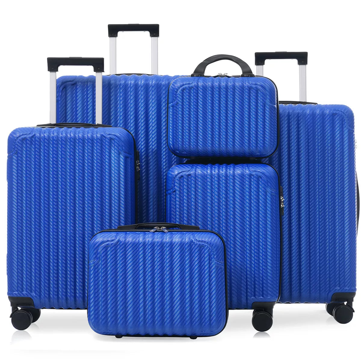 6-Piece Hardshell Luggage Set with Lightweight Spinner Suitcases
